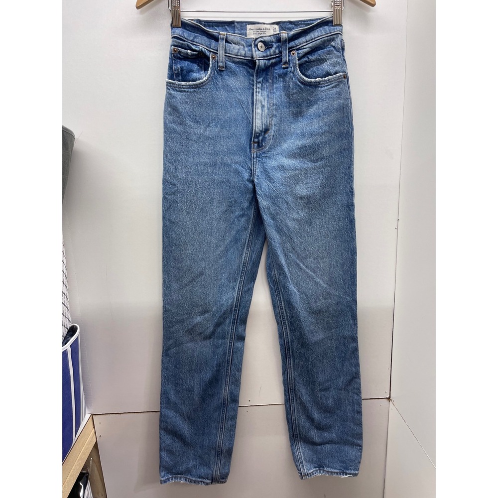 Abercrombie & Fitch The 90s Straight Ultra High Rise Jeans Blue Size 24 00s